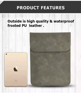 Housse fine pour ordinateur portable en cuir PU velours givré pour <span class=keywords><strong>MacBook</strong></span> Pro 14 pouces 16 pouces - Product Image 5