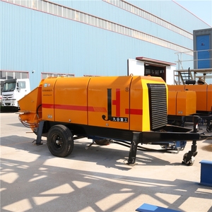 Bomba de Concreto Montada en Remolque de Alta Eficiencia JIUHE, Bomba de Concreto de Remolque, Bomba de Concreto Móvil para Construcción - Product Image 4