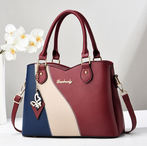 Korean Newest Trendy Women's Casual Tote Handbag Printed Lady Cartoon Pattern Zipper Closure Polyester Lining Hot Sale Rivet - Product Image 6