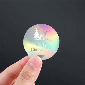 Chinese Manufacturers Specializing Die-cutting Holographic Waterproof Adhesive Sticker for <b>Photo</b> <b>Frame</b> Gift LOGO Label - Product Image 3