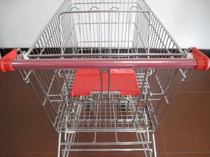 पाउडर कोटिंग 150l मध्य पूर्व शैली सुपरमार्केट ट्रॉली - Product Image 4