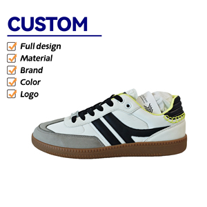 Hot Selling Custom Brand Men's Spring Running Sports Leather Loafers Trendy Flat Heel Slow Walking C - EU Size 38