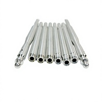 Pièces de précision non standard en acier inoxydable usinées CNC sur mesure avec axe long et filetages externes – Chine