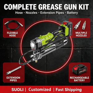 <span class=keywords><strong>Pistola</strong></span> de <span class=keywords><strong>Engrase</strong></span> Recargable de 21 V y 6000 PSI, <span class=keywords><strong>Pistola</strong></span> de <span class=keywords><strong>Engrase</strong></span> Eléctrica Inalámbrica con Luz LED, Portátil y Resistente para Maquinaria de Taller - Product Image 2