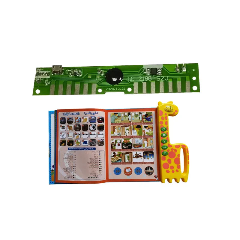 OEM children's early learning music storybook PCBA language personalizzabile e-book PCB fornitore
