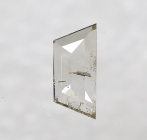 Prix exclusif 0.50 ct. Diamant plat trapézoïdal brun naturel coupe rose pour bague de fiançailles, bijoux en diamant pour elle - Product Image 6