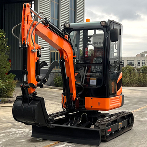 Mesin ekskavator Mini rumah pengiriman gratis penggali perayap baru 1 Ton 2 Ton EURO 5 Epa mesin Kubota ekskavator perayap 3.5 Ton - Product Image 3