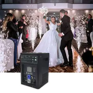 Factory Price Cold Sparkler Machine Wireless DJ DMX512 Remote Control Mini Wedding Party Cold Spark Machine