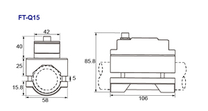 Senpum <b>Flow</b> Test Sensor Stainless Steel Tubes DN15 Internal Clamp-On Ultrasonic Digital <b>Flow</b> <b>Meter</b> for <b>Water</b> - Product Image 6