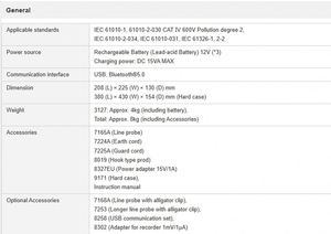 เครื่องทดสอบฉนวนไฟฟ้าแรงสูง Kyoritsu KEW 3127 ความต้านทานฉนวนสูงสุด 10T โอห์ม - Product Image 6