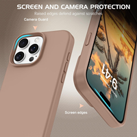 Coque arrière souple en silicone VAWI S002 pour iPhone 17 Plus, étui de protection antichoc et anti-rayures pour Samsung A56