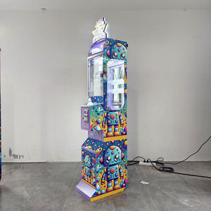 EU <b>Small</b> Coin-Operated Arcade <b>Game</b> Mini Claw Toy Crane Vending Machine Equipped with Ticket Dispenses Dolls Gifts Candies - Product Image 4