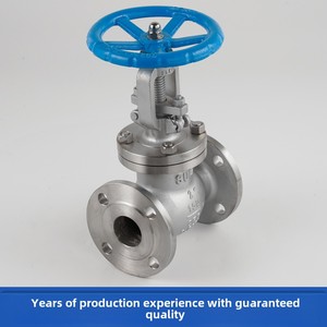Vanne à soupape en acier inoxydable à joint rigide, à bride personnalisée, compatible avec les fluides aqueux, à arrêt manuel, norme américaine 304, DN40-600 J41W - Product Image 3