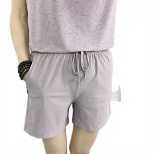 JAC22 P5676 Nouveaux shorts d'été tendance pour femme, taille élastique, coupe ample, 100% coton, séchage rapide, taille mi-haute - Product Image 4