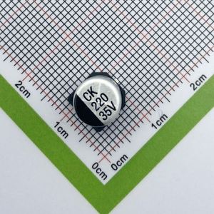 Whole -Sale CK1V221M-CRF10 8*10.5 Capacitors SMD Electrolytic Capacitors 220uF 20% 35V - Product Image 1