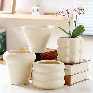 Macetas Grandes de Cerámica para Escritorio y Balcón, Diseño Moderno Ecológico para Plantas Araña y Suculentas, Directo de Fábrica - Product Image 2