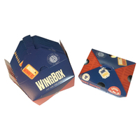 Vente en gros d'emballage de fast-food personnalisé à emporter Kfc French Fried Chicken Nuggets Wings Ships Takeaway Lunch Paper Box