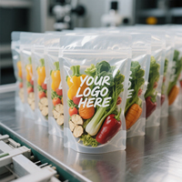 Sachets de pochette debout en feuille d'aluminium de qualité alimentaire emballant des sacs en mylar aux fraises pour les fruits secs