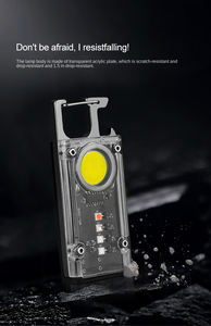 RTS <strong>Mini</strong> Portable Bright USB Rechargeable <strong>Torch</strong> Work Light Small Pocket Flashlights LED Camping Keychain Light - Product Image 6