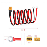 Cable LanLin de 1.5M 14AWG XT60 Hembra a Forma de O - Plástico Resistente con 1 Año de Garantía