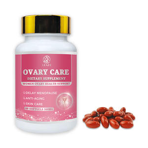 Suplementos Herbales en Cápsulas Blandas para el Cuidado de los Ovarios y la Salud Femenina con <span class=keywords><strong>PCOS</strong></span>, Apoyo Hormonal y para la Función Ovárica - Product Image 1