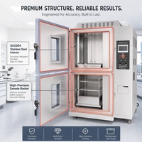 Cámara de Choque Térmico de Dos Zonas de Alto Rendimiento, de -70 °C a 150 °C, con Control PLC de Precisión
