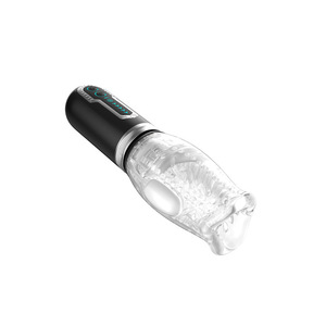Meistverkauftes Teleskopisches Rotierendes Vibrierendes Masturbationsgerät für Männer Vollautomatisches Penis-Trainingsgerät Erotikspielzeug für Erwachsene - Product Image 5
