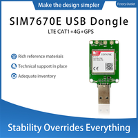 Long Range USB Dongle with Wifi Share SIM7670E Dongle + LTE + GPS Antenna