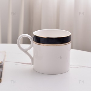 Mug créatif grande capacité 250 ml en porcelaine fine style campagnard pour homme/femme, thé/café, écologique, isotherme chaud/froid, cadeau - Product Image 4