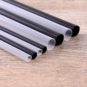 Xinyi Chuanghong <b>Disposable</b> <b>Straws</b> Black And Clear PP Material Straight Pipe For Cold Cup Party Use - Product Image 2