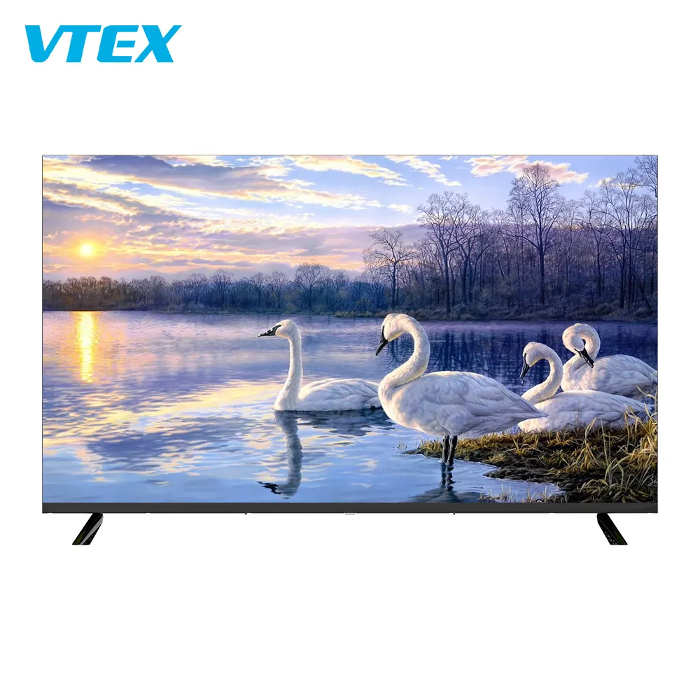 Hotel TV 4K UHD rahmenloses Design LCD LED TV 50 55 65 75 Zoll Big Size Televis ores-Smart Pantallass Smart Television