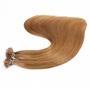 K.SWIGS Extensions de cheveux 100% naturels à pointe en U, qualité salon, kératine pré-collée, lisses naturels, cuticules alignées, sans perte, couleur personnalisée - Product Image 4
