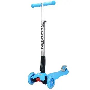 Anak Laki-laki Keren Roda Besar Anak-anak Pedal Kick Scooter/Toys R Us Bayi Skuter/LED Skuter Musik Anak-anak