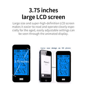 Máquina <span class=keywords><strong>TENS</strong></span> com Tela Sensível ao Toque, Canais de Saída Dupla, 24 Modos, 20 Intensidades, Recarregável via USB para Alívio da Dor em Todo o Corpo - Product Image 5