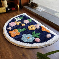 Nouveau design personnalisé, taille sans quantité minimale de commande, logo, tapis commercial fait main, tapis tufté découpé sur mesure