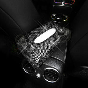 Couverture de <span class=keywords><strong>volant</strong></span> à strass pour femmes, élégante, noire, avec poignée, motif déesse - Product Image 2