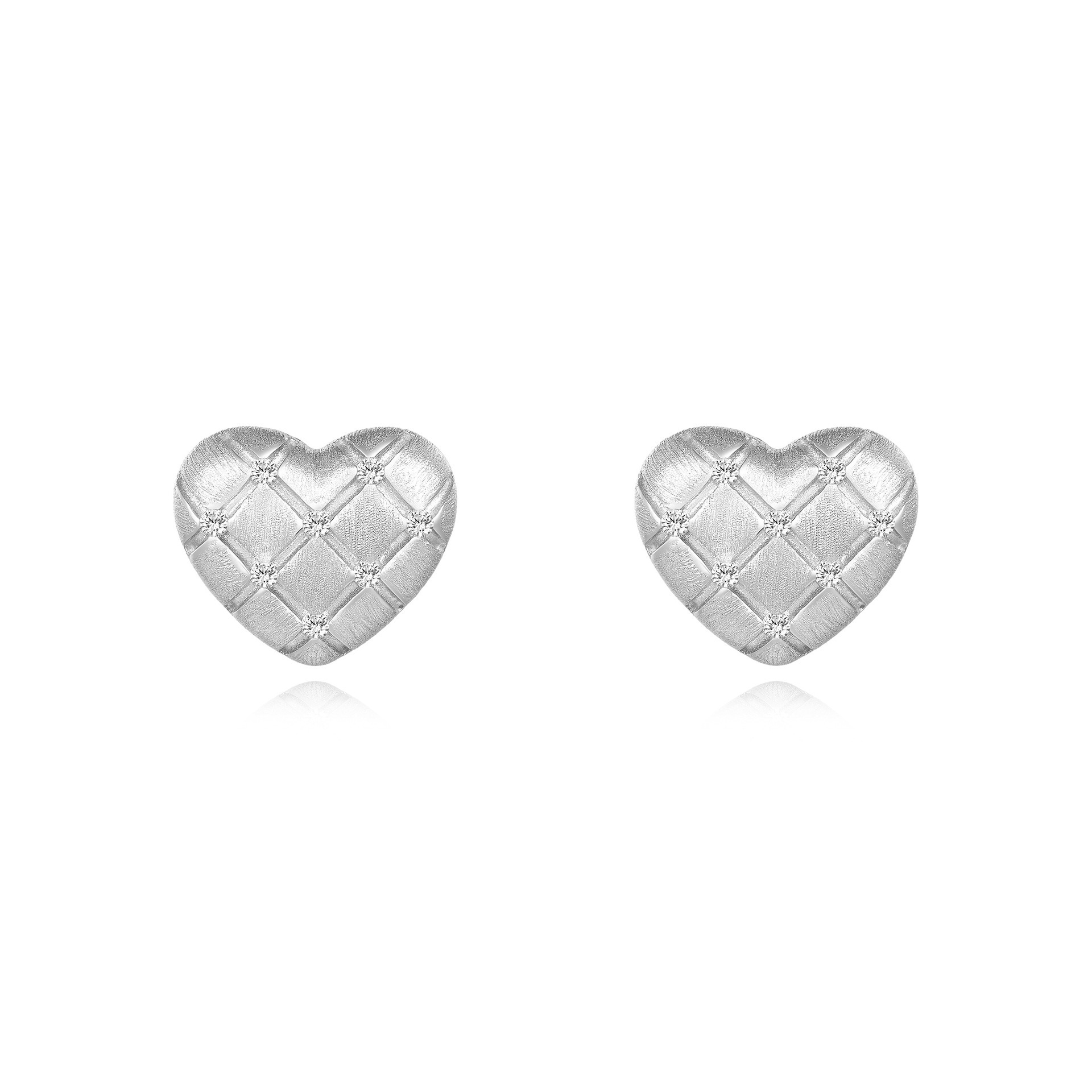 White earrings