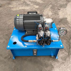 Station de pompage hydraulique Xiangli 1,5 kW, réservoir d'huile 30 L, pompe à engrenages, double électrovannes, unité de puissance, équipement - Product Image 2
