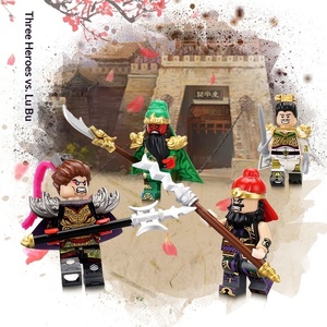 Bloques de Construcción Diku, Juguetes para Niños, Rompecabezas, Figuras Armables de Guan Yu, Zhao Yun, Lu Bu, de los Tres Reinos, Little Xia - Product Image 4