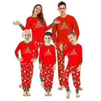 Familien weihnachts pyjamas Top und Hosen setzt Großhandel Kinder Weihnachts pyjamas für ein Kind personal isierte Baby Mädchen Kinder Kinder