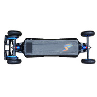 Planche à roulettes électrique Flipsky Top Speed Durable en fibre de carbone Longboard livré avec double batterie FSESC 75100 14S