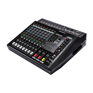 Console de mixage DMX série grande capacité avec amplificateur 16DSP/99DSP 350W*2CH à 4 ohms, panneau arrière avec <span class=keywords><strong>3</strong></span> ventilateurs, console de mixage de scène - Product Image 4