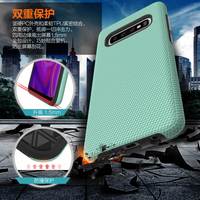 Étui magnétique antichoc en TPU+PC avec protection d'objectif pour S10/S10e/S10 Plus - Design professionnel 2-en-1 résistant aux chutes