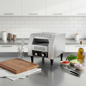 <span class=keywords><strong>เครื่อง</strong></span>ทำ<span class=keywords><strong>ขนมปัง</strong></span><span class=keywords><strong>แบบ</strong></span><span class=keywords><strong>สายพาน</strong></span>เชิงพาณิชย์รุ่นใหม่ รูปทรงสี่เหลี่ยม ทำ<span class=keywords><strong>ขนมปัง</strong></span>อัตโนมัติเต็มรูป<span class=keywords><strong>แบบ</strong></span> ทนความร้อนสูง เหมาะสำหรับโรงแรม อาหารเช้า - Product Image 4