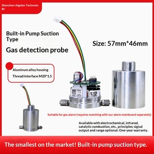 Eingebaute Pumpe, Gasdetektion durch Absaugung, hochpräzise Edelstahlsonde, elektrochemische Umweltüberwachung, Alarmunterstützung - Product Image 2