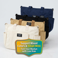 Sac fourre-tout en toile brodé sur mesure en gros, en coton premium, pour boutique de vêtements, emballage de costumes sur mesure