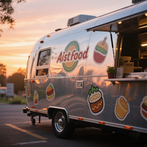 Remolque de Comida 2025, Camión de Comida Rápida, Carrito de Comida Móvil para Asar y Freír Pescado, Bar Móvil - Product Image 5