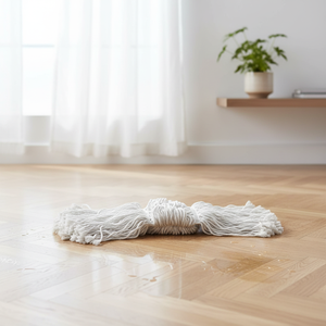 Gizmop Sustainable Antibacterial Reusable Wet <b>Mop</b> Cotton Loop Self-Wringer Fast Absorption Durable Parquet <b>Flooring</b>-Dry/Wet - Product Image 3