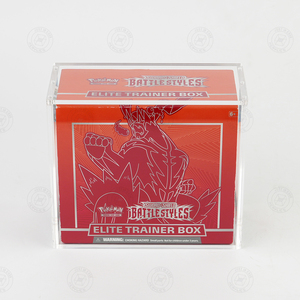 YAGELI Display Factory Acrylic Pokemoned Display Case Elite <b>Trainer</b> <b>Box</b> Protector - Product Image 3