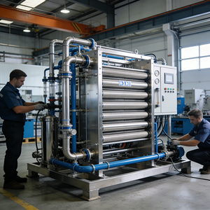 Équipement d'eau ultra-pure EDI de précision personnalisé avec technologie d'échange d'ions assurant une pureté ultime - Product Image 1